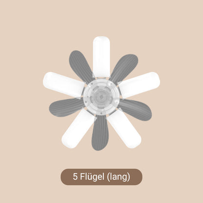 Ventilateur de plafond pour une utilisation à domicile avec un contrôle léger et télécommandé