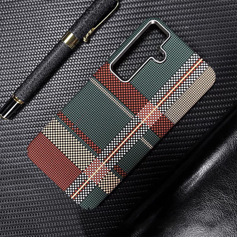 Custodia protettiva anti-caso con anello magnetico incorporato per Galaxy S23/24 Serio