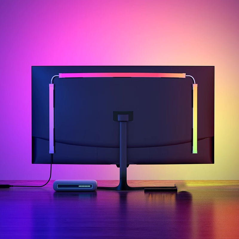 Bandes rétro-éclairées du moniteur en temps synchronisé en temps réel