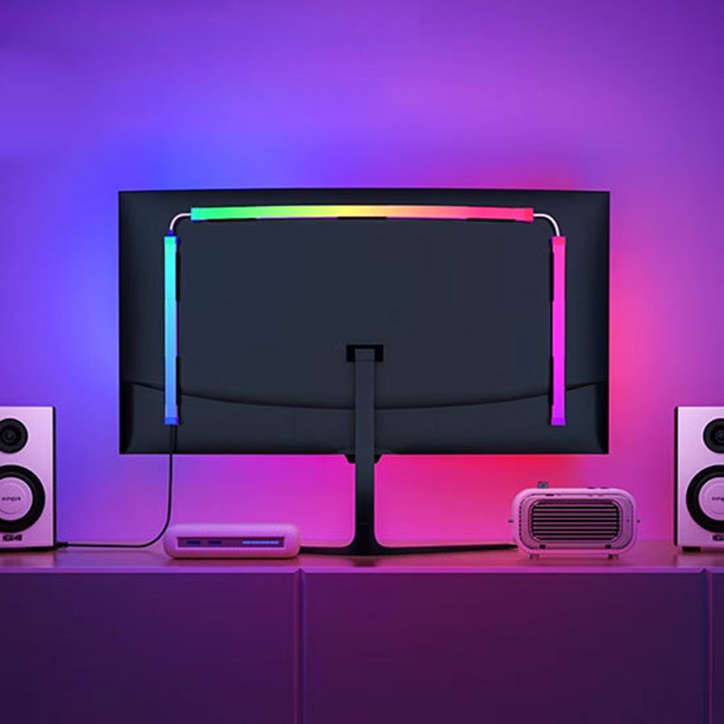 Bandes rétro-éclairées du moniteur en temps synchronisé en temps réel