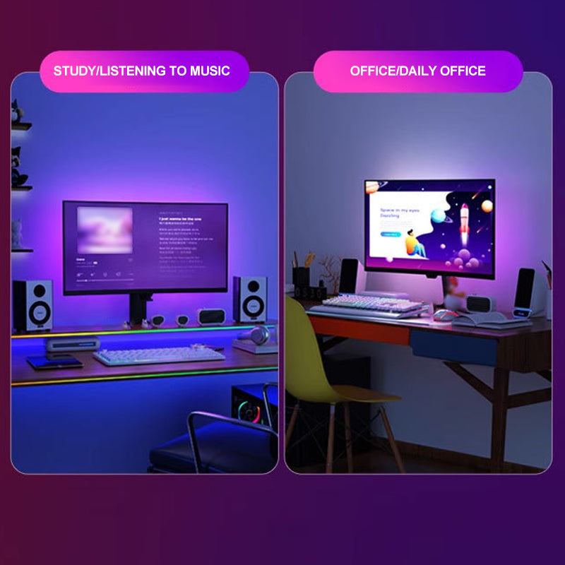 Bandes rétro-éclairées du moniteur en temps synchronisé en temps réel