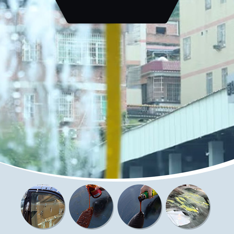Car glass gaping paste