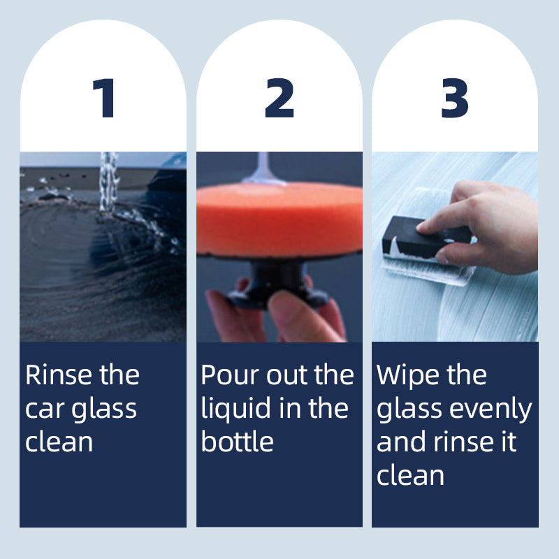 Car glass gaping paste