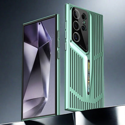 Copertina per telefonia mobile sottile e traspirante con protezione delle lenticchie per Samsung