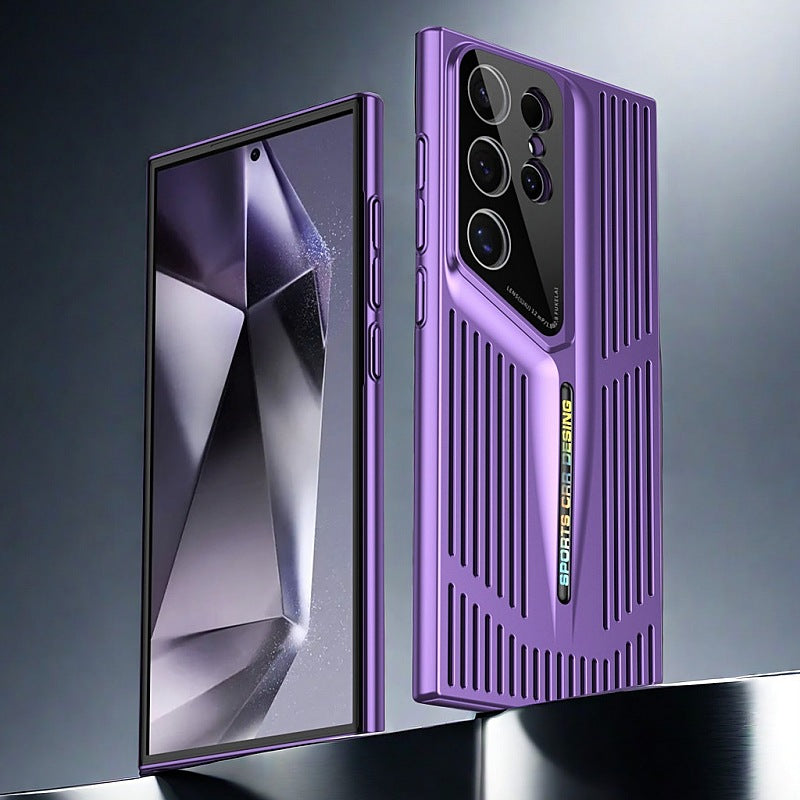 Copertina per telefonia mobile sottile e traspirante con protezione delle lenticchie per Samsung