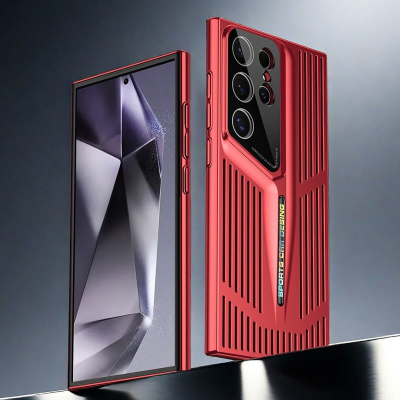 Copertina per telefonia mobile sottile e traspirante con protezione delle lenticchie per Samsung