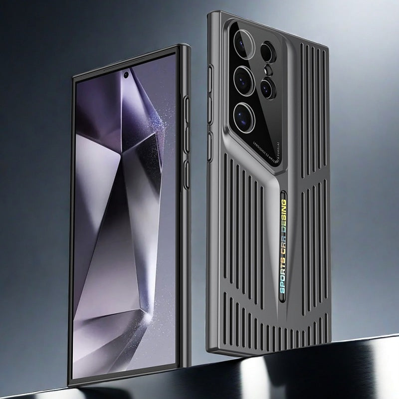 Copertina per telefonia mobile sottile e traspirante con protezione delle lenticchie per Samsung