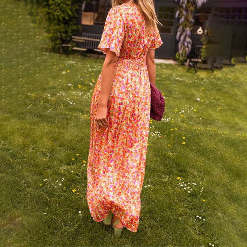 🌻Zeitlich begrenzt 50% RABATT🌻💖Süßes Vintage-Blumenkleid für Damen
