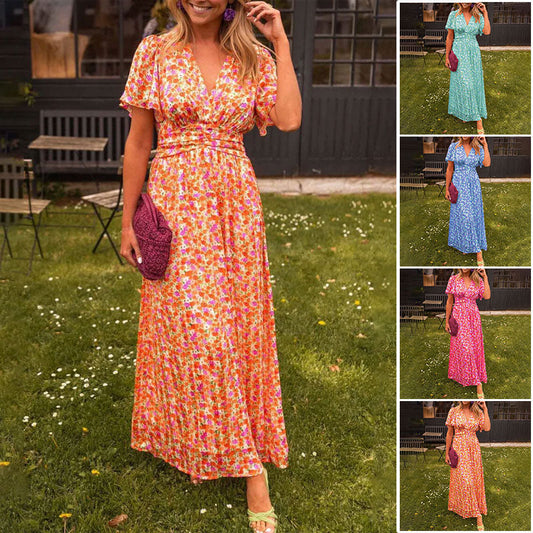 🌻Zeitlich begrenzt 50% RABATT🌻💖Süßes Vintage-Blumenkleid für Damen