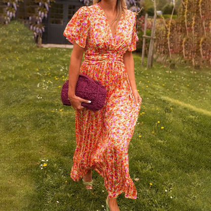 🌻Zeitlich begrenzt 50% RABATT🌻💖Süßes Vintage-Blumenkleid für Damen