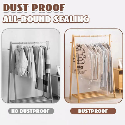 Hängender Vakuum-Kompressionsbeutel – platzsparend & staubdicht für Kleidung 👕🧥✨