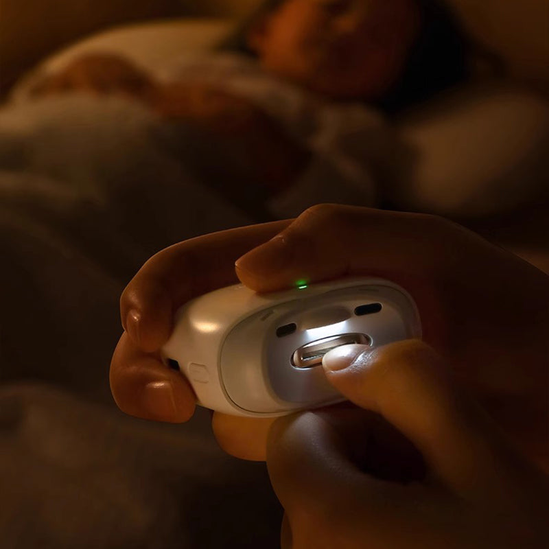 2-hastighetselektrisk nagelklippare med LED