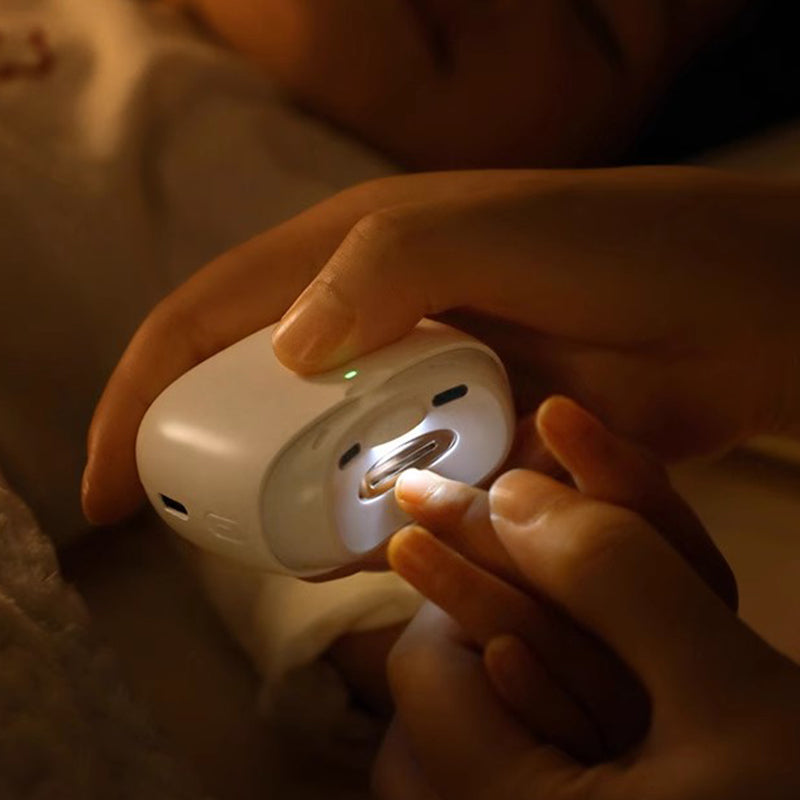 2-hastighetselektrisk nagelklippare med LED