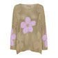 🌼67% Rabatt👚 Damen Sommerpullover mit Hohlsaum