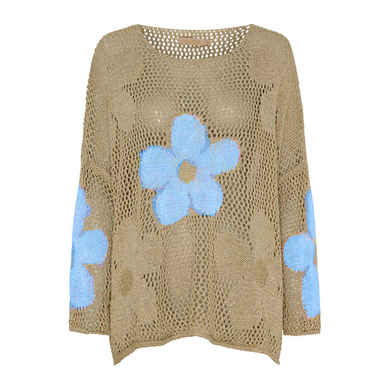 🌼67% korting👚 Dames zomertrui met zoomsteek