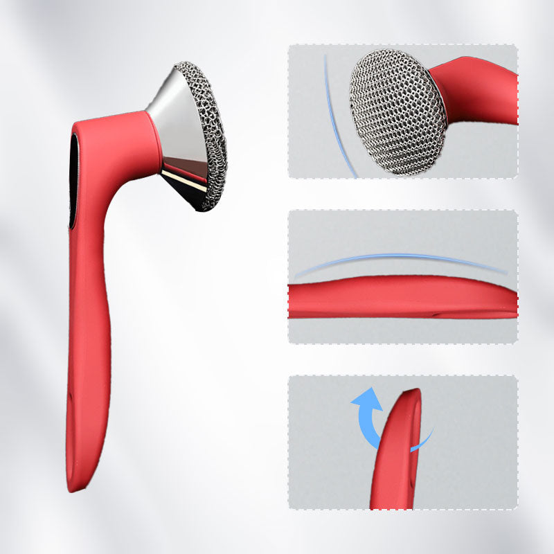 Scrubber di pulizia in acciaio inossidabile con un gambo lungo