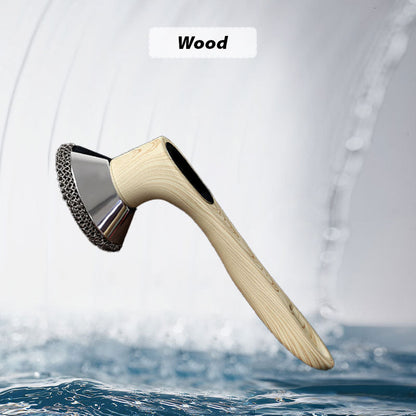 Scrubber di pulizia in acciaio inossidabile con un gambo lungo