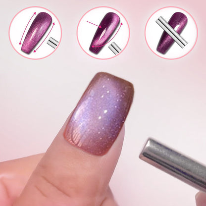 Juego de esmalte de uñas de gel de gato de gato simple