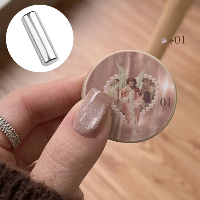 Juego de esmalte de uñas de gel de gato de gato simple