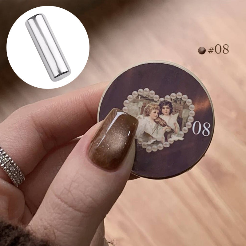 Juego de esmalte de uñas de gel de gato de gato simple