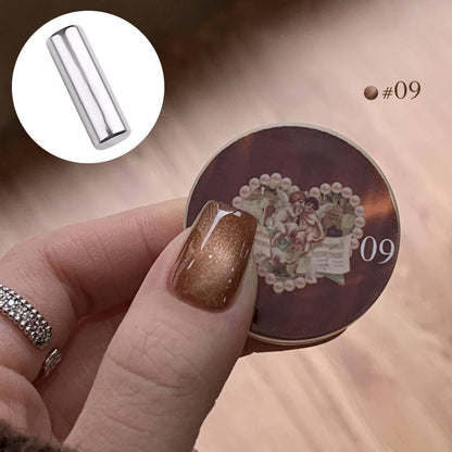 Juego de esmalte de uñas de gel de gato de gato simple