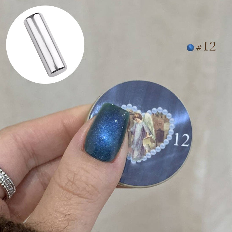 Juego de esmalte de uñas de gel de gato de gato simple