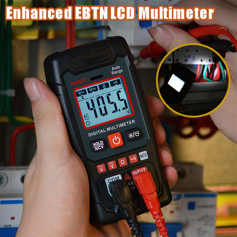 🔧⚡️ Smartes Anti-Burn-Multimeter! 4000 Zähler, automatische Messbereichswahl, handtellergroßes Null-Fehler-Messgerät ✨