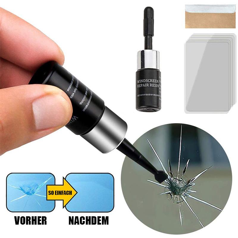 🚗MEHR KAUFEN, MEHR SPAREN! 💎 Glasreparaturset „Cracks Gone“ – Repariert Risse in 20 Min., Unsichtbares Finish & Kein Austausch Nötig 🔧