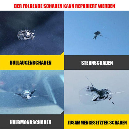🚗MEHR KAUFEN, MEHR SPAREN! 💎 Glasreparaturset „Cracks Gone“ – Repariert Risse in 20 Min., Unsichtbares Finish & Kein Austausch Nötig 🔧