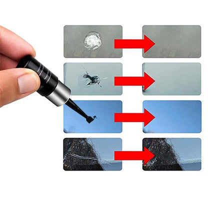 🚗MEHR KAUFEN, MEHR SPAREN! 💎 Glasreparaturset „Cracks Gone“ – Repariert Risse in 20 Min., Unsichtbares Finish & Kein Austausch Nötig 🔧