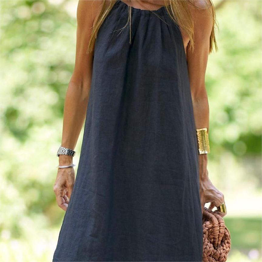 Robe de couchers à coude à une seule couleur, lâche et respirante
