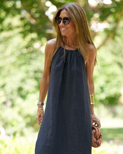 Robe de couchers à coude à une seule couleur, lâche et respirante