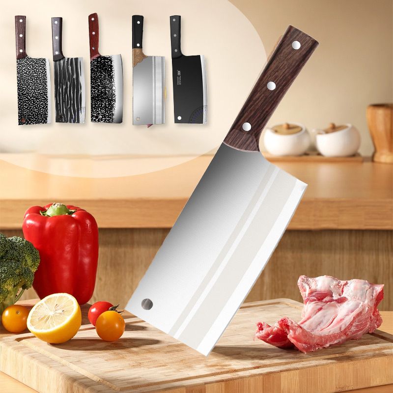 Coltello da cucina forgiato, affilato e resistente