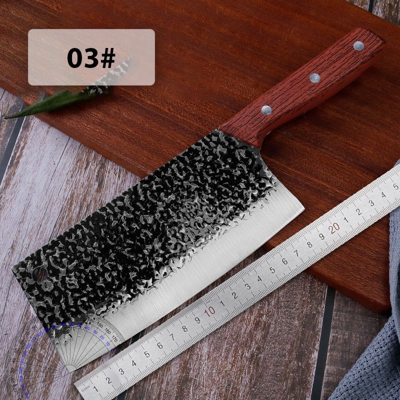 Coltello da cucina forgiato, affilato e resistente