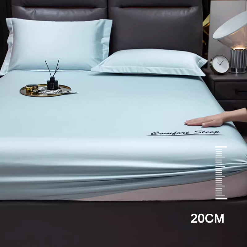 Summer Ice Kingdoms of Silky Fitty Sheet and Pillow Cover Set