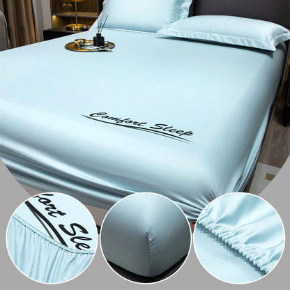 Summer Ice Kingdoms of Silky Fitty Sheet and Pillow Cover Set