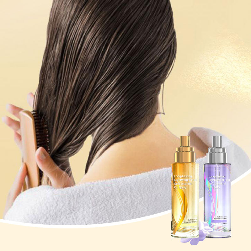 🔥Patrocinio olímpico: 40% de descuento 🔥Spray de aceite capilar ligero y de larga duración para alisar el cabello.