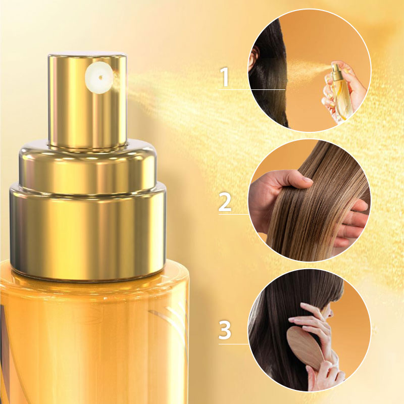🔥Patrocinio olímpico: 40% de descuento 🔥Spray de aceite capilar ligero y de larga duración para alisar el cabello.