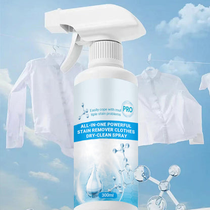 🔥Heute 33%~60% Rabatt🔥 All-in-One leistungsstarke Fleckenentferner Kleidung Dry-Clean Spray