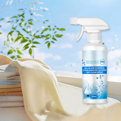 🔥Aujourd'hui 33%~60% de réduction🔥 Spray détachant puissant tout-en-un pour vêtements et nettoyage à sec