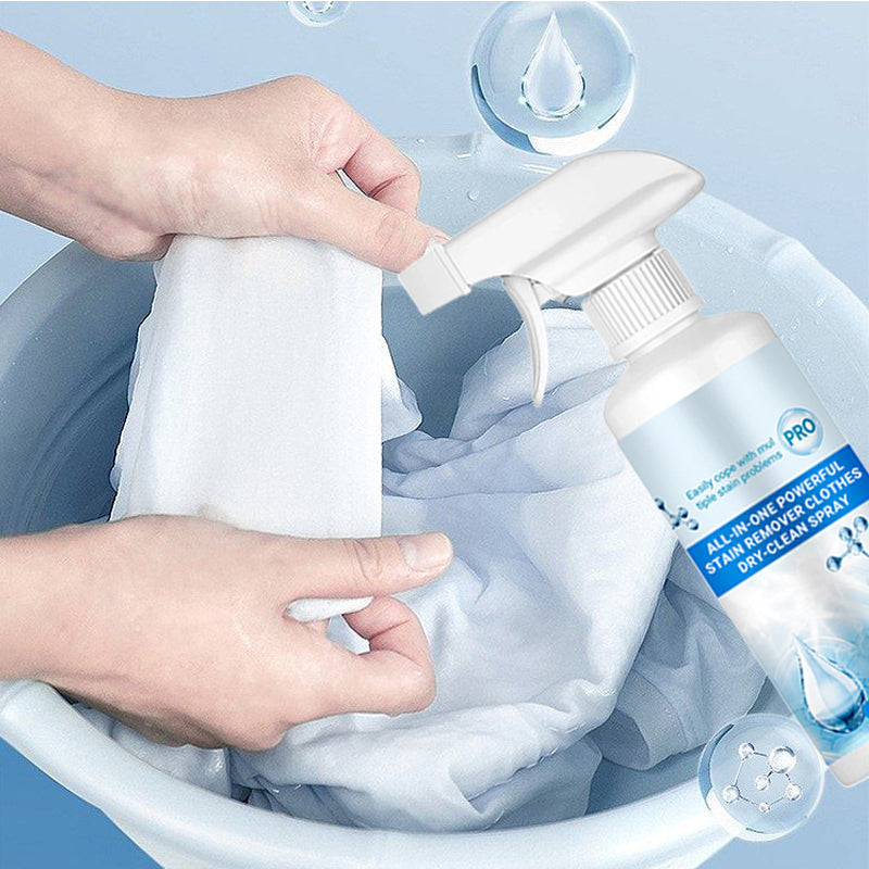 🔥Aujourd'hui 33%~60% de réduction🔥 Spray détachant puissant tout-en-un pour vêtements et nettoyage à sec