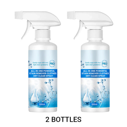 🔥Aujourd'hui 33%~60% de réduction🔥 Spray détachant puissant tout-en-un pour vêtements et nettoyage à sec