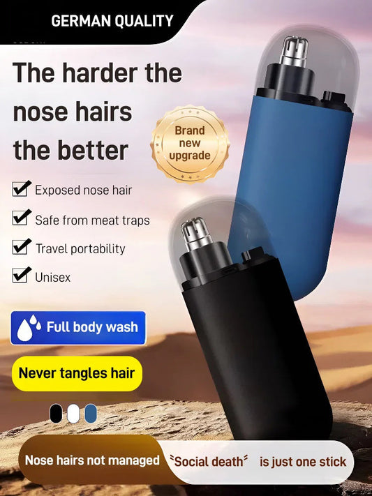 🎁⏳Zeitlich begrenzter Rabatt 💥- 60%🔥 Ideales Geschenk - Elektrischer Nasenhaartrimmer in deutscher Qualität