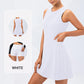 🔥Hot Sale🔥Sportliches ärmelloses Kleid & Kompressionsshorts 2-teiliges Set