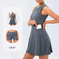 🔥Hot Sale🔥Sportliches ärmelloses Kleid & Kompressionsshorts 2-teiliges Set