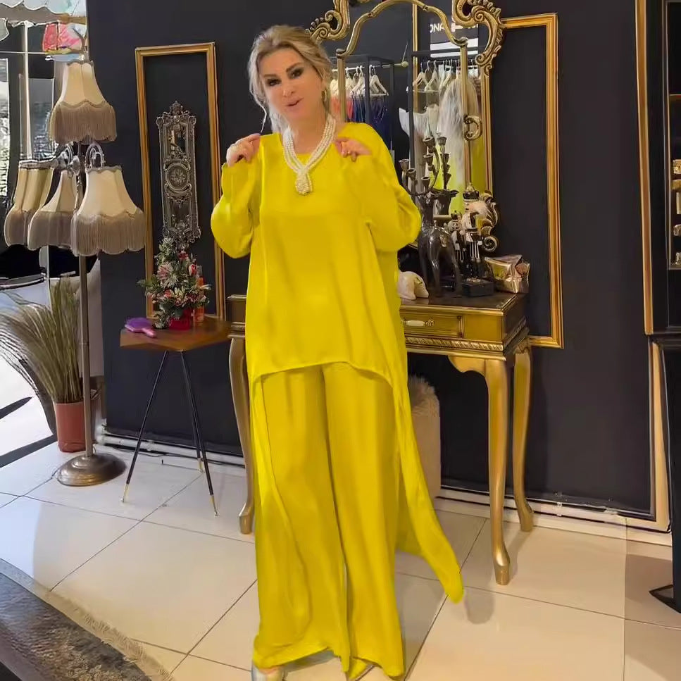 🔥2024 New Arrivals Summer Autumn Matching Sets Yellow