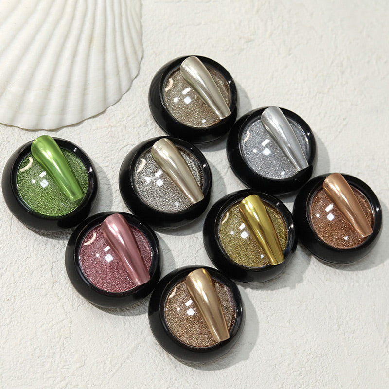 Superheller solid nail powder with a mirror effect