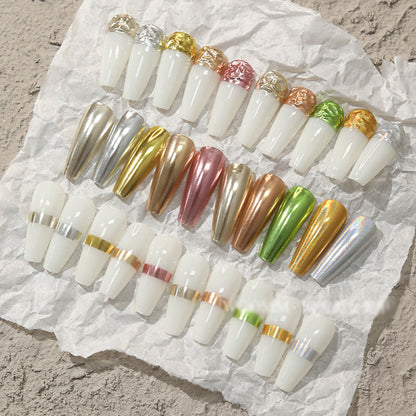 Superheller solid nail powder with a mirror effect