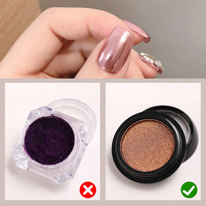 Superheller solid nail powder with a mirror effect