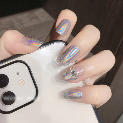 Superheller solid nail powder with a mirror effect